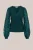 WE Fashion – Dames top met pailletten – Zeegroen – Viscose –