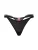 Hunkemöller String ‘Chelsey ‘  grasgroen / bloedrood / zwart