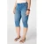 MS Mode skinny regular waist capri medium blue denim