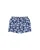 WE Fashion Broek  blauw / donkerblauw / wit