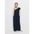Mango Kids one shoulder top donkerblauw