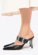 Wittchen Dames leren pumps met stilettohak, zwart, natuurlijk leer