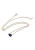 Gaya Ketting  goud / zwart