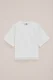 WE Fashion – Meisjes T-shirt met kant – Regular fit – Wit – Katoen –