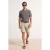 TRENDYOL MAN Heren Beige Effen Kort Relaxed fit Poloshirts