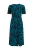 For You Moda Jurk  petrol / zwart