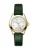 DKNY Analoog horloge ‘Astoria’  goud / donkergroen / offwhite