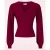 Topvintage exclusive ~Abigail top met lange mouwen in wijnrood