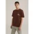 We Fashion T-shirt Brown