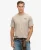 Superdry Mannen Luxe Sport T-shirt met Losse Pasvorm Beige