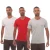 Hugo Heren T-shirt (Set van 3) (Wit/Rood/Grijs)
