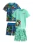 Next Nachtkledij  blauw / turquoise / geel / zwart