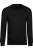TRIGEMA Sweatshirt ronde halszwart, Effen