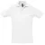 SOLS Heren Lente II Korte Mouw Zwaarlijvig Poloshirt (Wit)