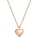 Hey Happiness Ketting ‘Love Heart’  rose-goud