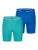 Happy Shorts Boxershorts  turquoise / royal blue/koningsblauw