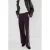 Mango regular waist casual broek donkerrood