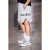 Bedrukte sweatshorts met rechte pijpen