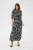 Jurk Regular fit Marine Flower dark blue
