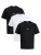 JACK & JONES Shirt ‘Soho’  zwart gemêleerd