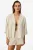 Gestreepte Geweven Mini Strandcover-up