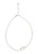 Usha Ketting  zilver / parelwit