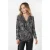 EsQualo Top Sequins Scattered Illusion Print