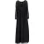 Altuzarra x Target Maxi-jurk met lange mouwen en Zwitserse stippen in zwart polyester