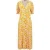 French Connection Vee Button-thru M Saffron / White