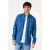 Garcia regular casual overhemd blauw