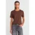 Dames Katoen Modal Crew Neck T-Shirt
