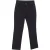 Escada Sport High-Rise Straight-Leg Jeans in Black Cotton Denim