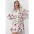 Bloemen mini hemdjurk met kantdetails