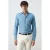 Mango Man slim fit denim overhemd – lichtblauw