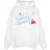 Li-cense Disney dames de kleine zeemeermin ariel hoodie