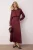 Trendyol Modest Dames Paars Effen Maxi Lang Casual Skater Modest Avond Jurken