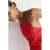 Mango linnen top – rood