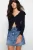 TRENDYOLMİLLA Dames Donkerblauw Effen Lang Getailleerd Vesten