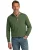 Trui New Zealand groen half zip structuur normale fit
