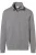 HAKRO 451 Half-Zip Sweater grijs, Effen