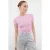 TRENDYOLMİLLA Dames Roze Effen Kort Getailleerd Blouses