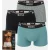 Heren Boss 3-pack Power Design Trunks in Multi kleur