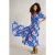 White Stuff Hazel Bias Cut Dress Blue Print