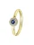 Lucardi Ring  blauw / goud