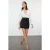 TRENDYOLMİLLA Dames Zwart Effen Kort / Mini Kokerrok- rok Kokerrok- rok Rokken