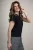 Elvira Casuals Top Lianne E2 26-069 T-shirt Korte Mouw 4 Black