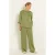 CLAUDIA BY CLAUDIA STRÄTER high waist wide leg broek – groen