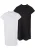 Urban Classics Jurk ‘Turtle Extended’  zwart / wit