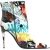 Graffiti-print enkelboots Dg Style