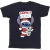 Li-cense Disney heren lilo & stitch santa´s here t-shirt